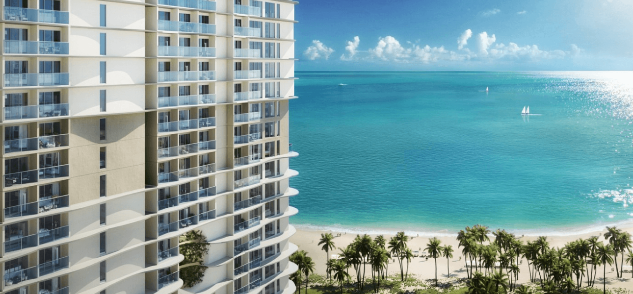 Thiết kế đặc biệt với 100% căn hộ có tầm nhìn hướng biển trực diện. – Ảnh: Maia Resort Ho Tram.