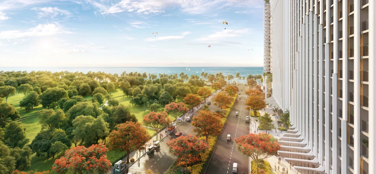 8 công viên cảnh quan và 3 đại lộ hoa được bố trí tại Blanca City. Ảnh: Sun Property